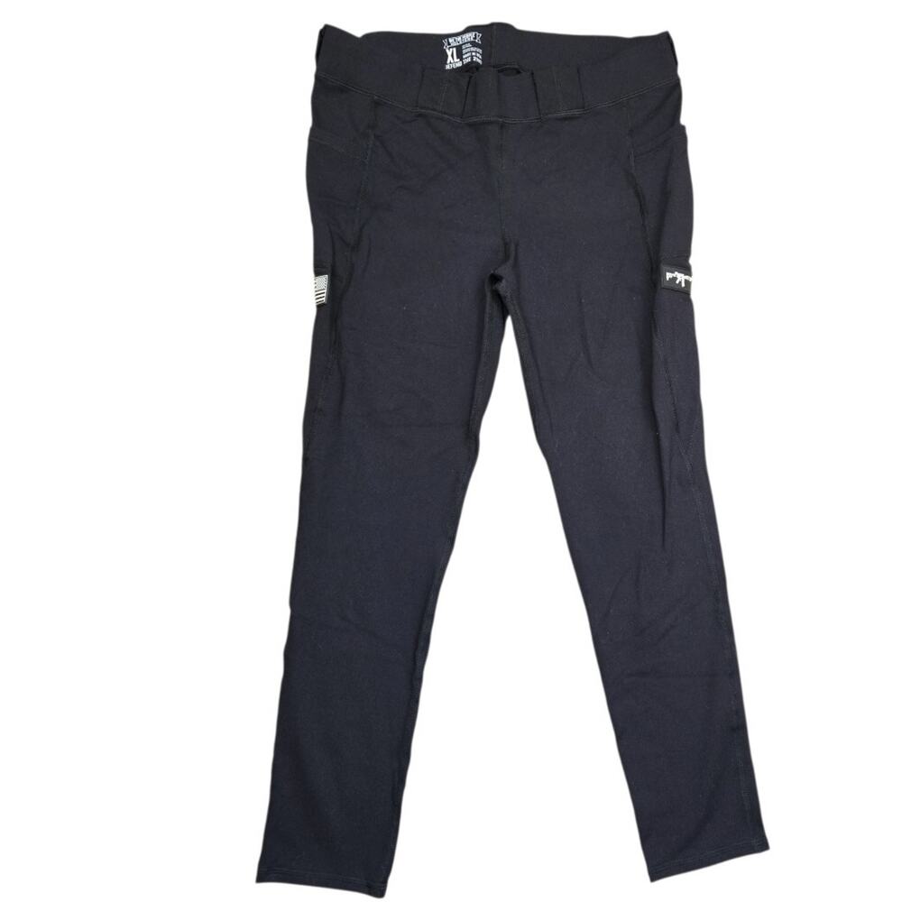 We The People Holsters Tactical Pants Leggings Womens Xl Black Patches